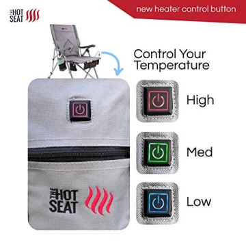 USB Heated Portable Camping Chair for Outdoor Comfort