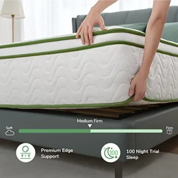 Novilla King Mattress Gel Memory Foam Hybrid for Comfort