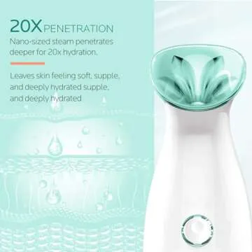 Colorfarm Facial Steamer - Deep Cleansing Nano Ionic Spa