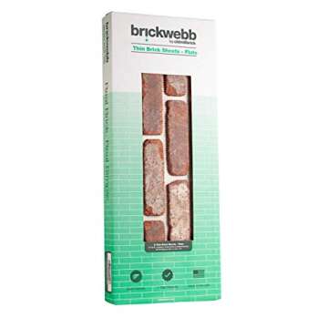 Brickwebb Thin Brick Sheets - Flats (Box of 5 Sheets) - Castle Gate