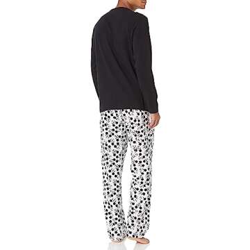 Amazon Essentials Disney | Marvel | Star Wars Men's Flannel Pajama Sleep Sets, Mickey Moods - Mens Flannel, X-Large