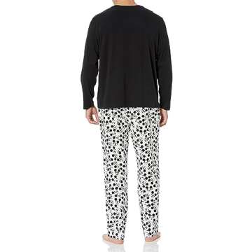 Amazon Essentials Disney | Marvel | Star Wars Men's Flannel Pajama Sleep Sets, Mickey Moods - Mens Flannel, X-Large