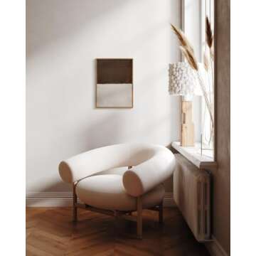 Modern Abstract Framed Wall Art - VIYYIEA 12x16 inch