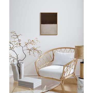 Modern Abstract Framed Wall Art - VIYYIEA 12x16 inch