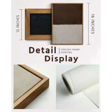 Modern Abstract Framed Wall Art - VIYYIEA 12x16 inch