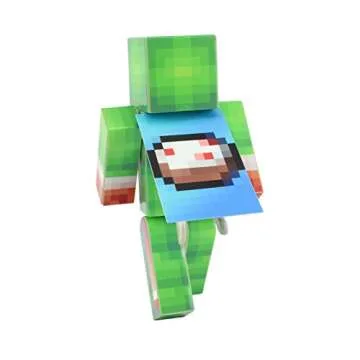 EnderToys Green Big Mouth Guy Action Figure - Fun Toy