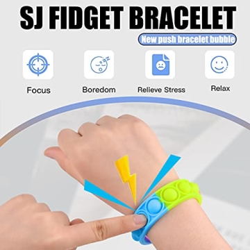 Push Pop Bubble Wristband Fidget Toys For All Ages