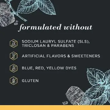 Burt's Bees Natural Charcoal Fluoride Toothpaste, 3x4.7oz