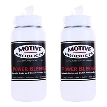 Motive Products 1820 Double Catch Bottle Kit - 500ml Each, Efficient Brake Bleeding Solution