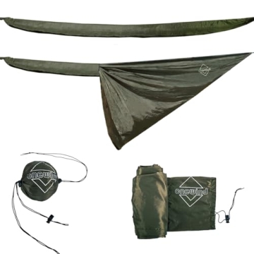 onewind One Piece Tarp Sleeve 12ft, Camping Rain Fly Snakeskin for Tarp Easy Storage and Display, Li...