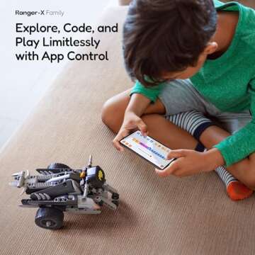 Sillbird Building Robot Dinosaur Kit with Remote Control Christmas Stem Gifts for Boys Age 8-12, Build Coding Robotic Toys for Kids Birthday, 5 in 1 Buildable Set with 646 Pieces