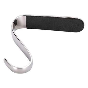 DOYOLLA Christmas Stocking Holders Xmas Fireplace Hanger Hooks Holiday Mantel Garland Clips Metal Gr...