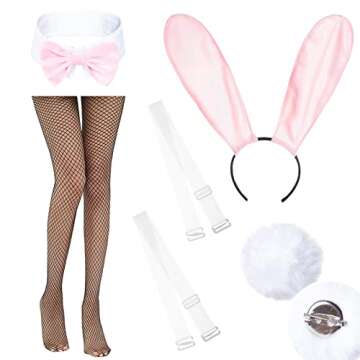 AiMiNa Bunny Girl Costume Set for Anime and Halloween