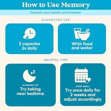 ORGANIC INDIA Memory Herbal Supplement - Brain Supplement for Memory and Focus, Bacopa Monnieri & Gotu Kola Brain Herbal Supplement, Memory Support - USDA Certified Organic, Non-GMO - 90 Capsules