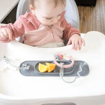 Busy Baby Silicone Mini Mat with Tethers Dishwasher Safe