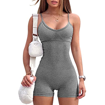 OQQ Women's Sexy Squat-Proof One Piece Jumpsuit