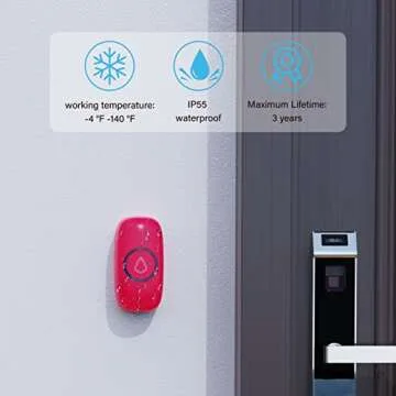 SECRUI Wireless Doorbells - Easy to Use, Waterproof, Stylish