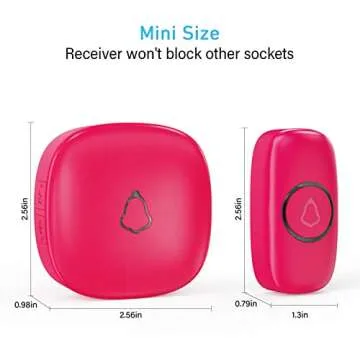 SECRUI Wireless Doorbells - Easy to Use, Waterproof, Stylish