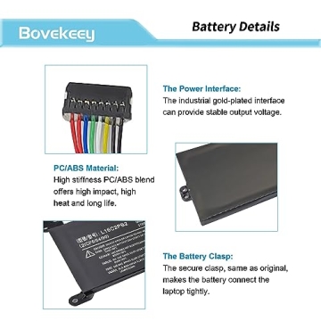 Bovekeey 30Wh L16C2PB2 Battery for Lenovo IdeaPad Models