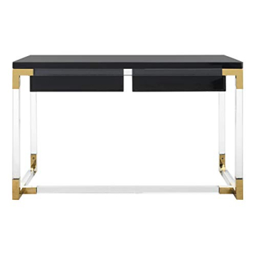 Safavieh Glam Dariela Black Acrylic 2-drawer Desk