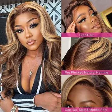 Aaliweya 4/27 Body Wave Hd Lace Front Wig for Women