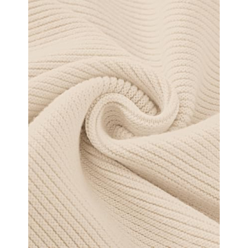 ZESICA Women's Chic Lantern Sleeve Knit Pullover Sweater