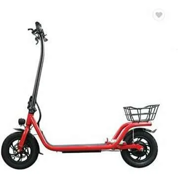 350W Folding Electric Kick Scooter with Basket