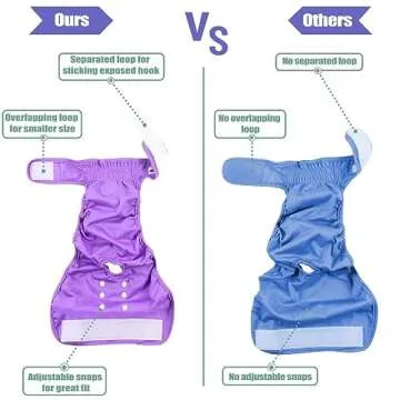 Wegreeco Washable Reusable Premium Dog Diapers, Extra Large, Bright Color, for Female Dog, Pack of 3,Small Dog Puppy & Doggy Diapers Female,Dog Period Panties Diapers Female in Heat