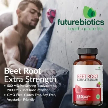Futurebiotics Beet Root Extra Strength Boost Energy and Circulation