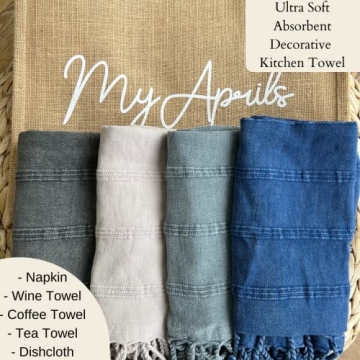 Luxurious Turkish Hand Towels by MyAprils - 100% Cotton