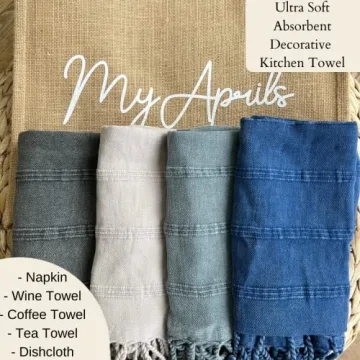 Luxurious Turkish Hand Towels by MyAprils - 100% Cotton