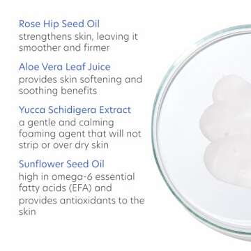 PCA SKIN Creamy Moisturizing Face Cleanser, Gentle Daily Face Wash for Dry and Sensitive Skin, Leaves Skin Feeling Soft and Smooth, Helps Remove Makeup, Dirt, and Impurities from Skin, 7.0 oz Bottle