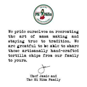 Mi Nina Tortilla Chips Sea Salt White Corn | Pack of 3 12 oz. bags