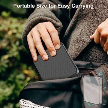 HEIYING Memory Card Holder - 12 Slot Compact Storage