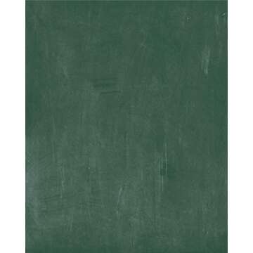 Vintage Alphabet Numerical Classroom Distressed Green Chalkboard Unframed Print - Home School, Back to School or Teacher Appreciation Gift