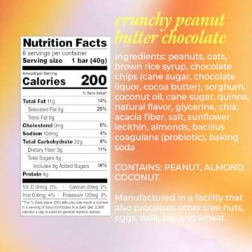 Belliwelli Soft Baked Probiotic Snack Bars | Gluten-Free, Dairy-Free, Vegan, Low-FODMAP | High-Fiber...