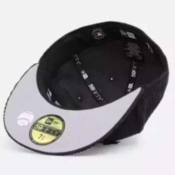 New Era San Diego Padres Letterman Pin Cord Dark Brown 59FIFTY Fitted Cap (US, Numeric, 7 3/8, Dark Brown)