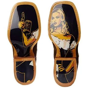 Tin Haul Shoes Men's Gnarly Shark - Stylish Brown Crackle