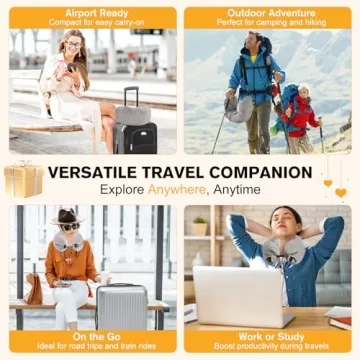 DreamShore Travel Pillow: Stuffable Comfort Solution