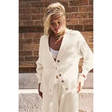 SAUKOLE 2 Piece Outfits for Women Loose Knit Cardigan and Baggy Pants Lounge Sweater Sets Fashion Sweatsuit Matching Set