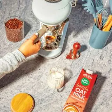 nutpods Cinnamon Dolce Barista Oat Milk - Sugar Free Non Dairy Milk Made from Oats - Keto Oatmilk Barista Blend - 70 calories, Gluten Free, Non-GMO, Vegan, Kosher, 32 fl oz (6-Pack)