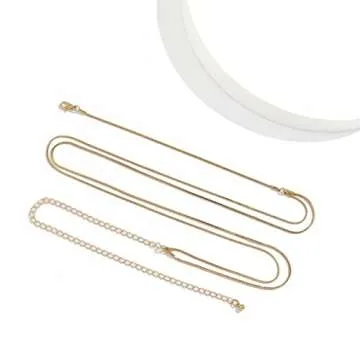 Sexy Bikini Snake Waist Belly Chain - Gold Double-layer Body Jewelry