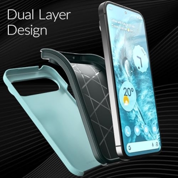 Crave Dual Guard for Google Pixel 9 Pro XL Case, Shockproof Protection Dual Layer Case for Google Pixel 9 Pro XL - Forest Green