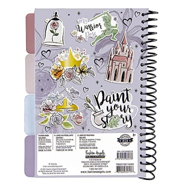 Fashion Angels Disney Princess Sticker Book for Creative Kids