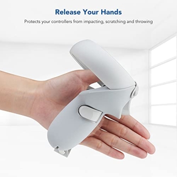 KIWI Silicone Grip Cover with Knuckle Strap for Oculus Quest 2