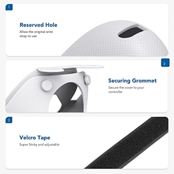KIWI Silicone Grip Cover with Knuckle Strap for Oculus Quest 2
