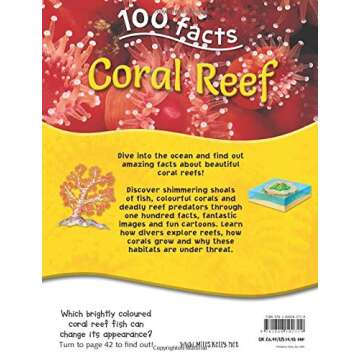 100 Facts - Coral Reef: Dive into the Ocean and Find Out About Beautiful Coral Reefs