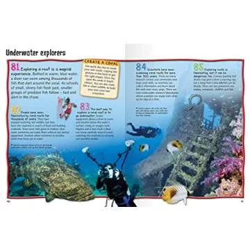 100 Facts - Coral Reef: Dive into the Ocean and Find Out About Beautiful Coral Reefs