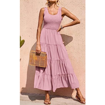 PRETTYGARDEN Women's Flattering Summer Maxi Dress