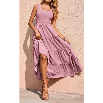 PRETTYGARDEN Women's Flattering Summer Maxi Dress